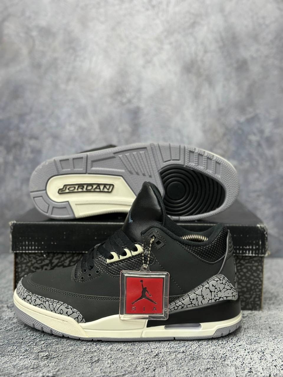 air jordan 3 black cement,nike air jordan 3,nike air jordan 3 retro,кроссовки air jordan 3 retro black cement 1994,кроссовки nike air jordan 3 retro