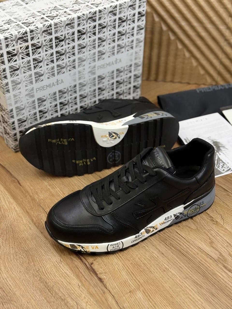 кроссовки мужские premiata,кроссовки premiata,кроссовки премиата мик,кроссовки premiata кожаные черные,