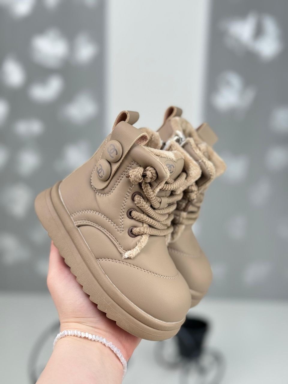 демисезонные ботинки,детские ботинки,детская ,,ботинки демисезонные r03-2 бежевые