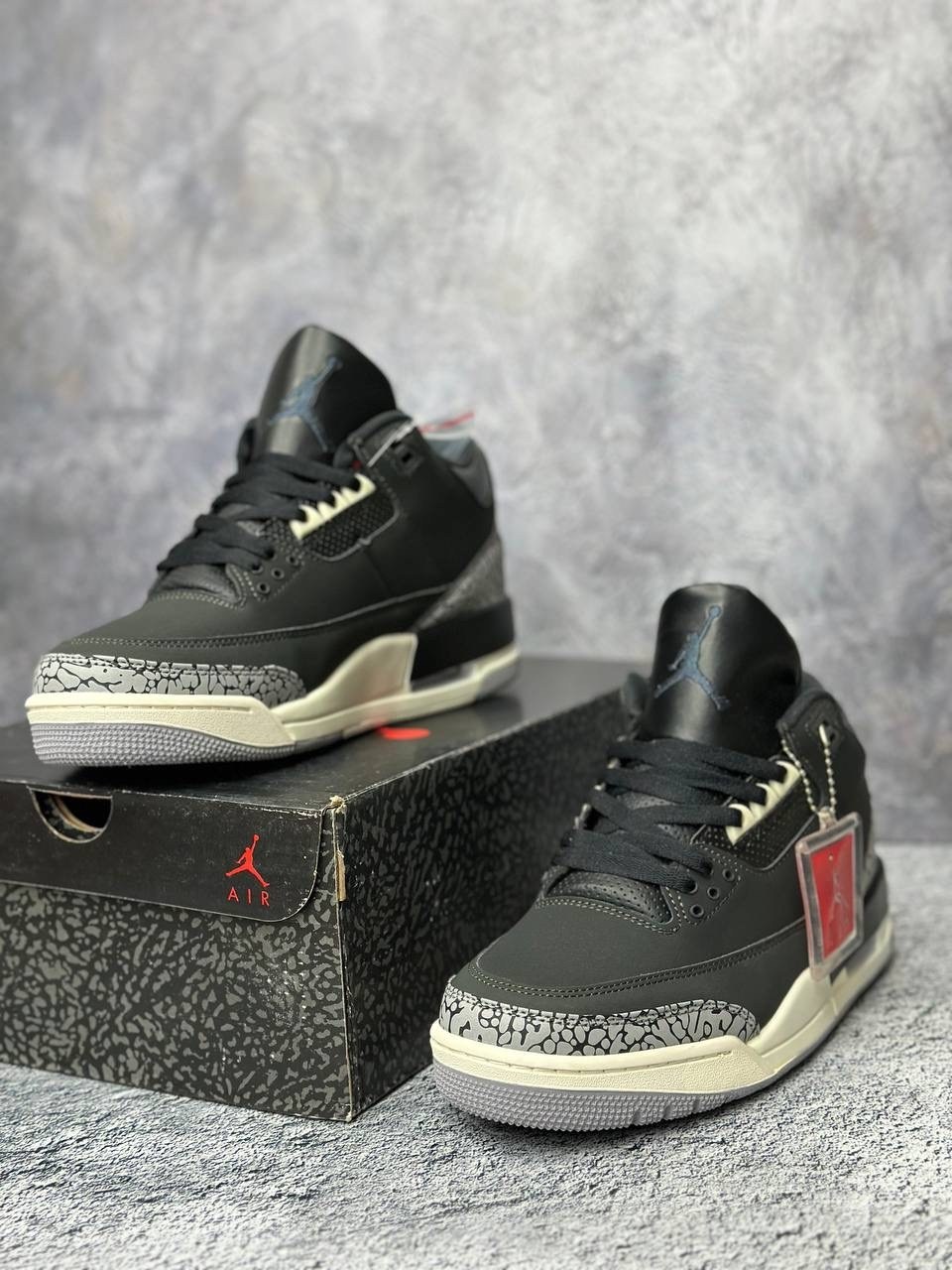 air jordan 3 black cement,nike air jordan 3,nike air jordan 3 retro,кроссовки air jordan 3 retro black cement 1994,кроссовки nike air jordan 3 retro