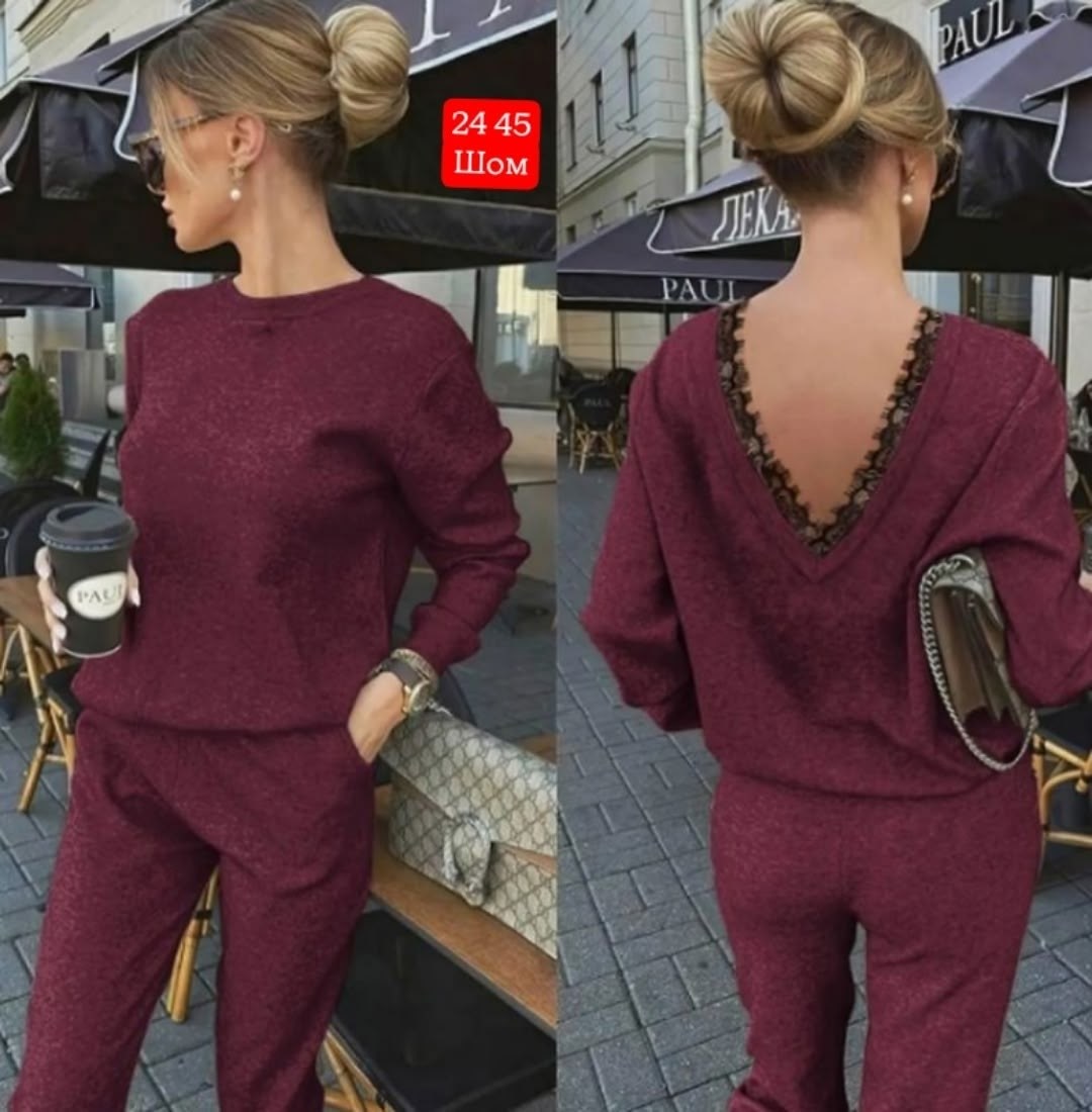 женский костюм двойка,костюм женский,трикотажные костюмы,костюм женский на флисе,костюм тёплый женский