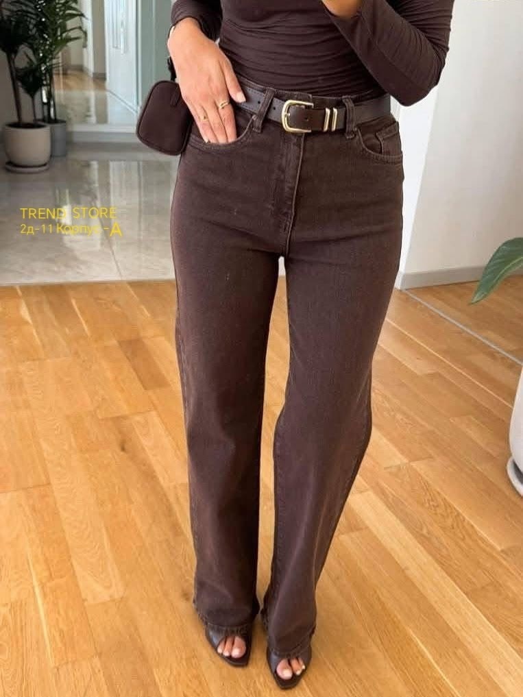 коричневые джинсы,коричневые джинсы женские,drc trend super high waist brown lycra palazzo jeans,женские джинсы,брюки джинсы