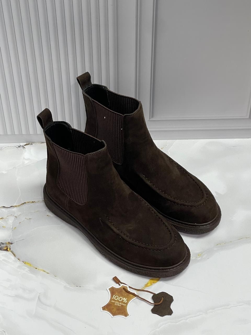 замшевые ботинки челси medicine коричневый,замшевые ботинки челси boss calev коричневый,,замшевые ботинки челси,замшевые ботинки