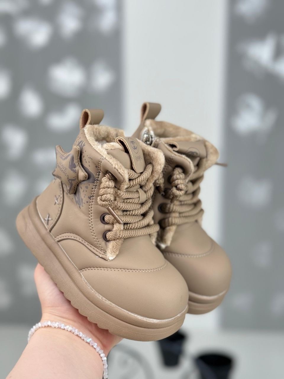 демисезонные ботинки,детские ботинки,детская ,,ботинки демисезонные r03-2 бежевые