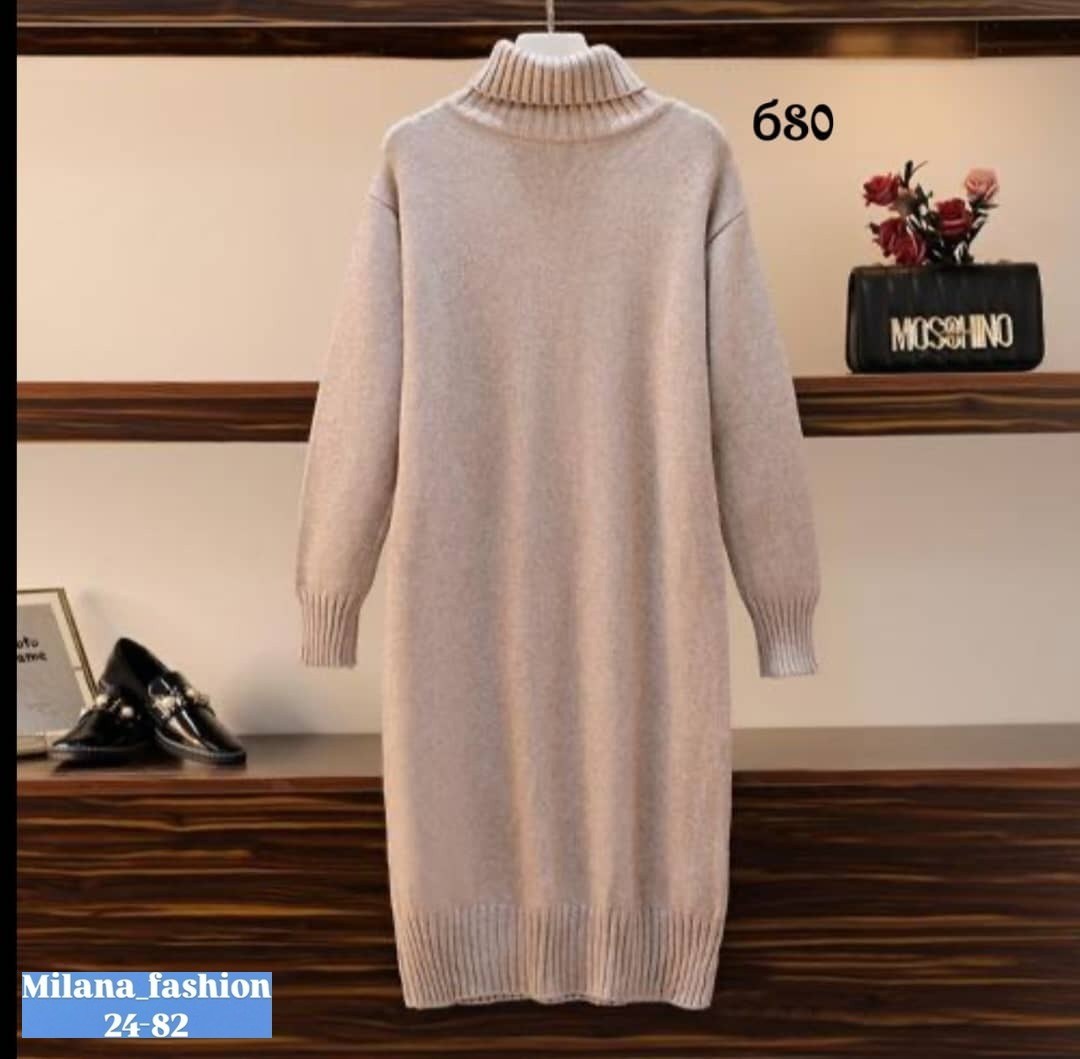платье-свитер женское шерстяное трикотажное с высоким воротником,платье свитер макси большой размер,шерстяное платье,женское шерстяное трикотажное платье с полувысоким воротником,вязаное платье свитер