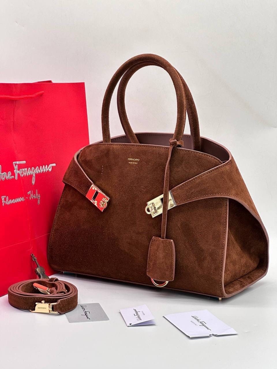 сумка salvatore ferragamo,замшевая сумка,сумка ferragamo,женская брендовая сумка,сумка женская