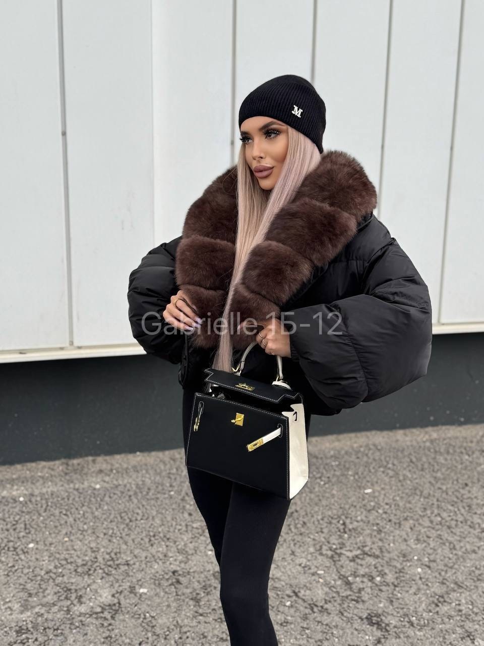 пуховики с натуральным мехом,пуховик с мехом,женские пуховики,куртка с мехом,женская зимняя куртка-пуховик с мехом лисы
