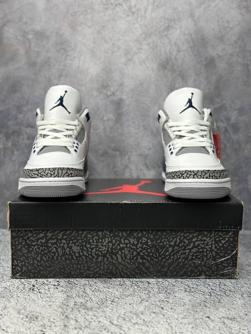 nike air jordan 3 retro,кроссовки air jordan 3 retro 'midnight navy' белый,nike air jordan 3,кроссовки,air jordan 3