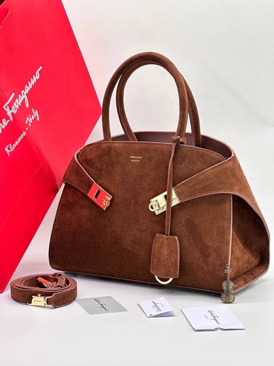 сумка salvatore ferragamo,замшевая сумка,сумка ferragamo,женская брендовая сумка,сумка женская