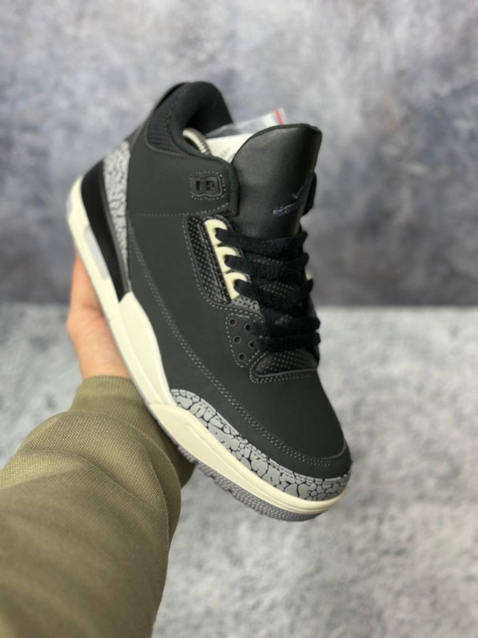air jordan 3 black cement,nike air jordan 3,nike air jordan 3 retro,кроссовки air jordan 3 retro black cement 1994,кроссовки nike air jordan 3 retro