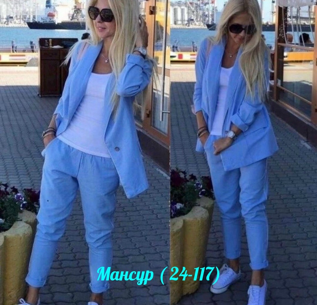 женский костюм двойка,женский летний костюм двойка,костюм брючный женский,костюм женский брючный двойка,блондинка в белом костюме брючном