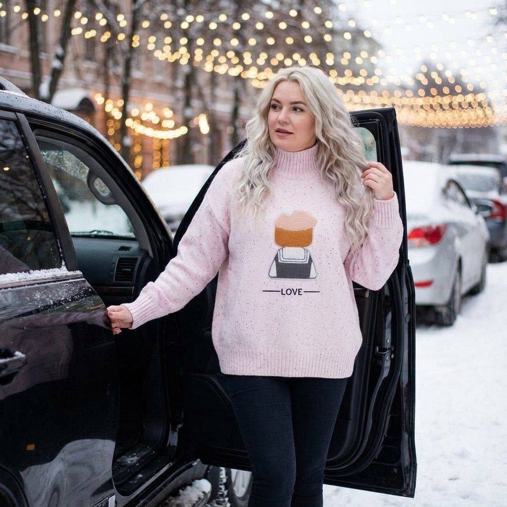 образ со свитером,свитер вязанный,свитер,женские свитера,алина винтер блоггер