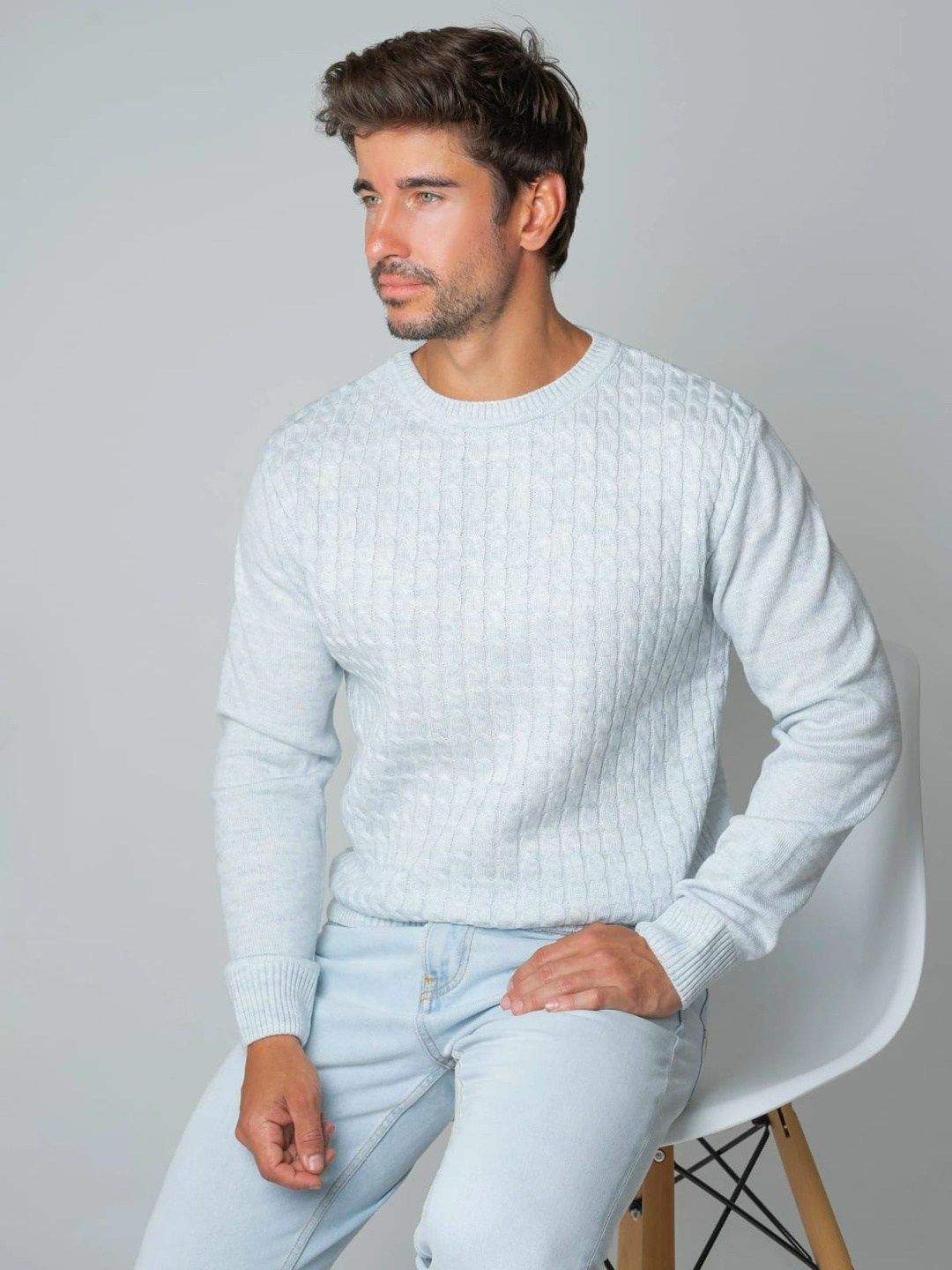 джемпер мужской,свитер теплый,свитер мужской,джемпер с косами,свитер джемпер