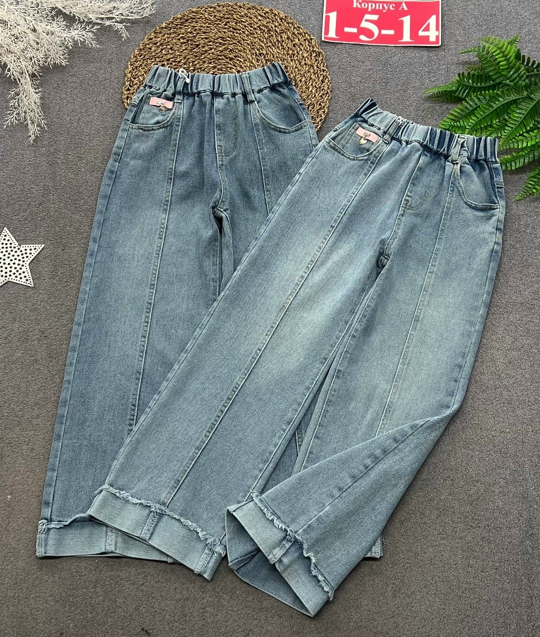 широкие джинсы для девочек,детская мода палаццо джинсы,джинсы палаццо подростковые широкие на резинке mili bo_wear,джинсы палаццо для девочки,джинсы для девочки