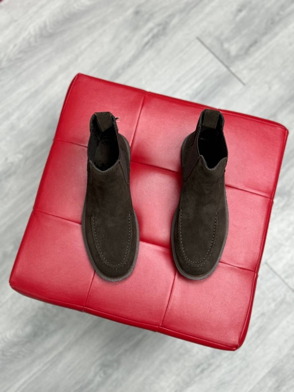 ,мужские замшевые ботинки челси в британском стиле,модные мужские ботинки челси из замши,мужские ботинки челси,ботинки челси