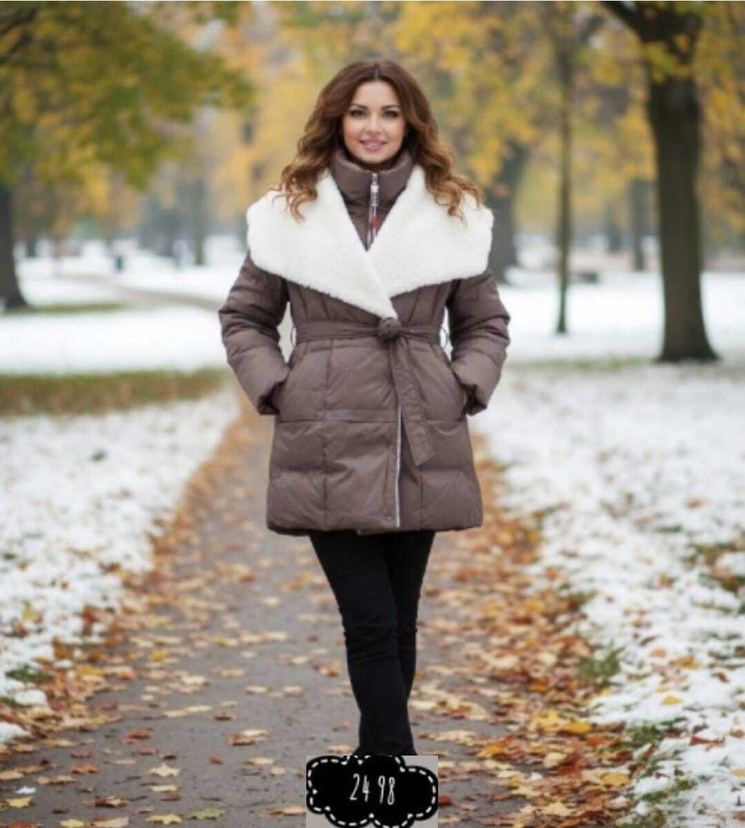 куртка женская зимняя,куртка на зиму,куртка женская,верхняя одежда женская,образы с коричневым длинным пуховиком