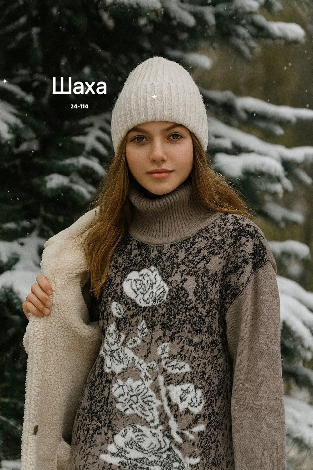 вязаная шапка,шарф зимний шерстяной nuages 38010847,женская шапка бини,шапка бини,шапка и снуд