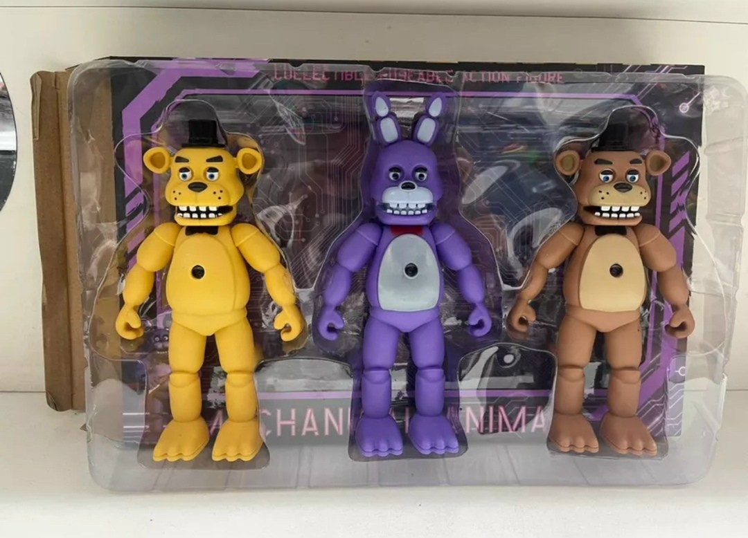 фигурки 5 ночей с фредди аниматроники набор из шести фигурок с аксессуарами,набор фигурок аниматроники 3 шт,набор фигурок пять ночей с фредди с проектором,набор фигурок аниматроников,набор фигурок ани