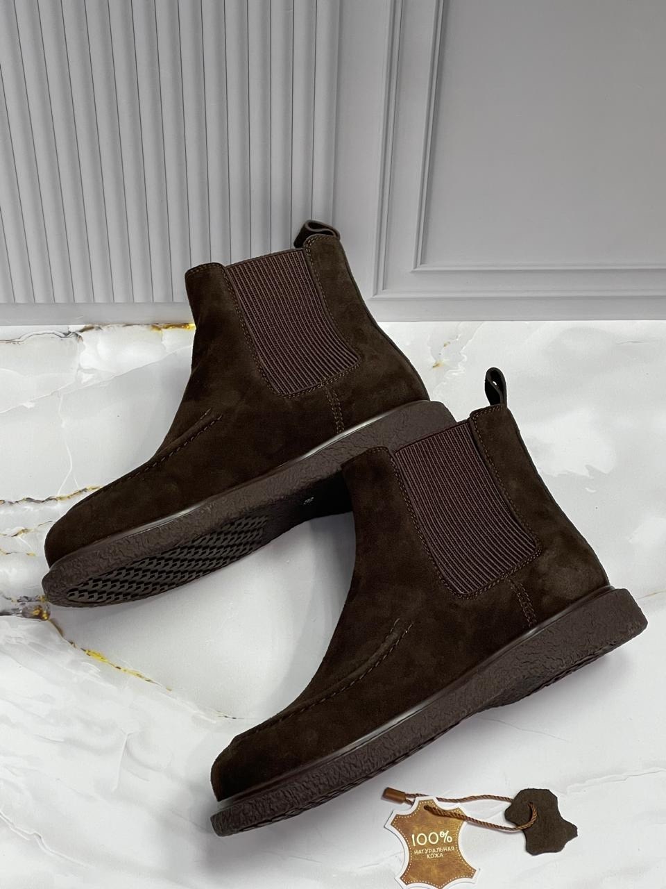 замшевые ботинки челси medicine коричневый,замшевые ботинки челси boss calev коричневый,,замшевые ботинки челси,замшевые ботинки