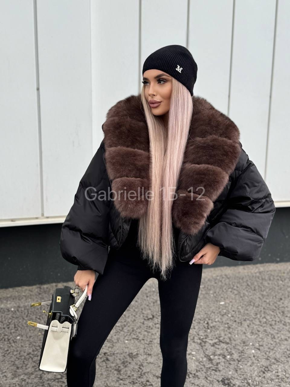 пуховики с натуральным мехом,пуховик с мехом,женские пуховики,куртка с мехом,женская зимняя куртка-пуховик с мехом лисы