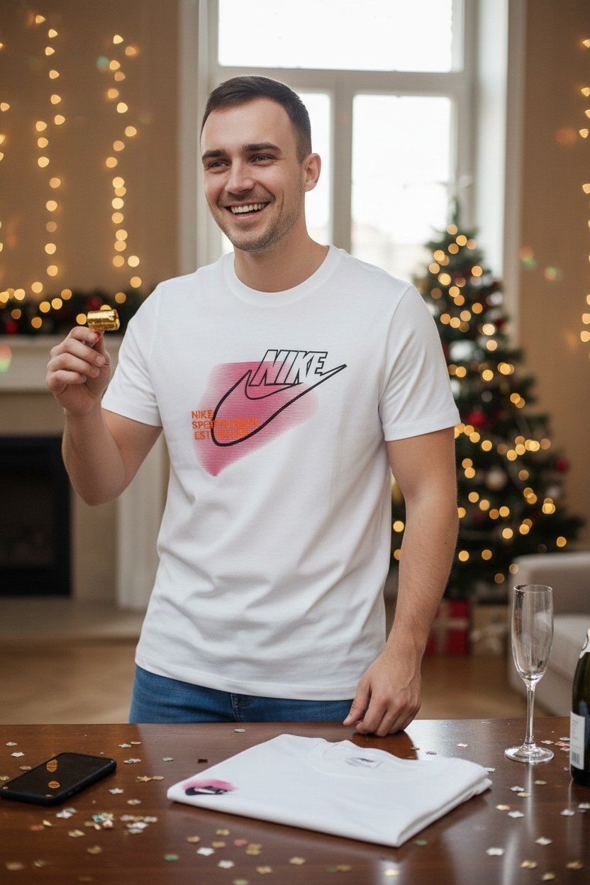 t shirt nike,футболка мужская белая,футболка с дизайнерским принтом "nike" etalon 145001331,футболки мужские с принтом,футболка с дизайнерским принтом "nike" etalon 145001579