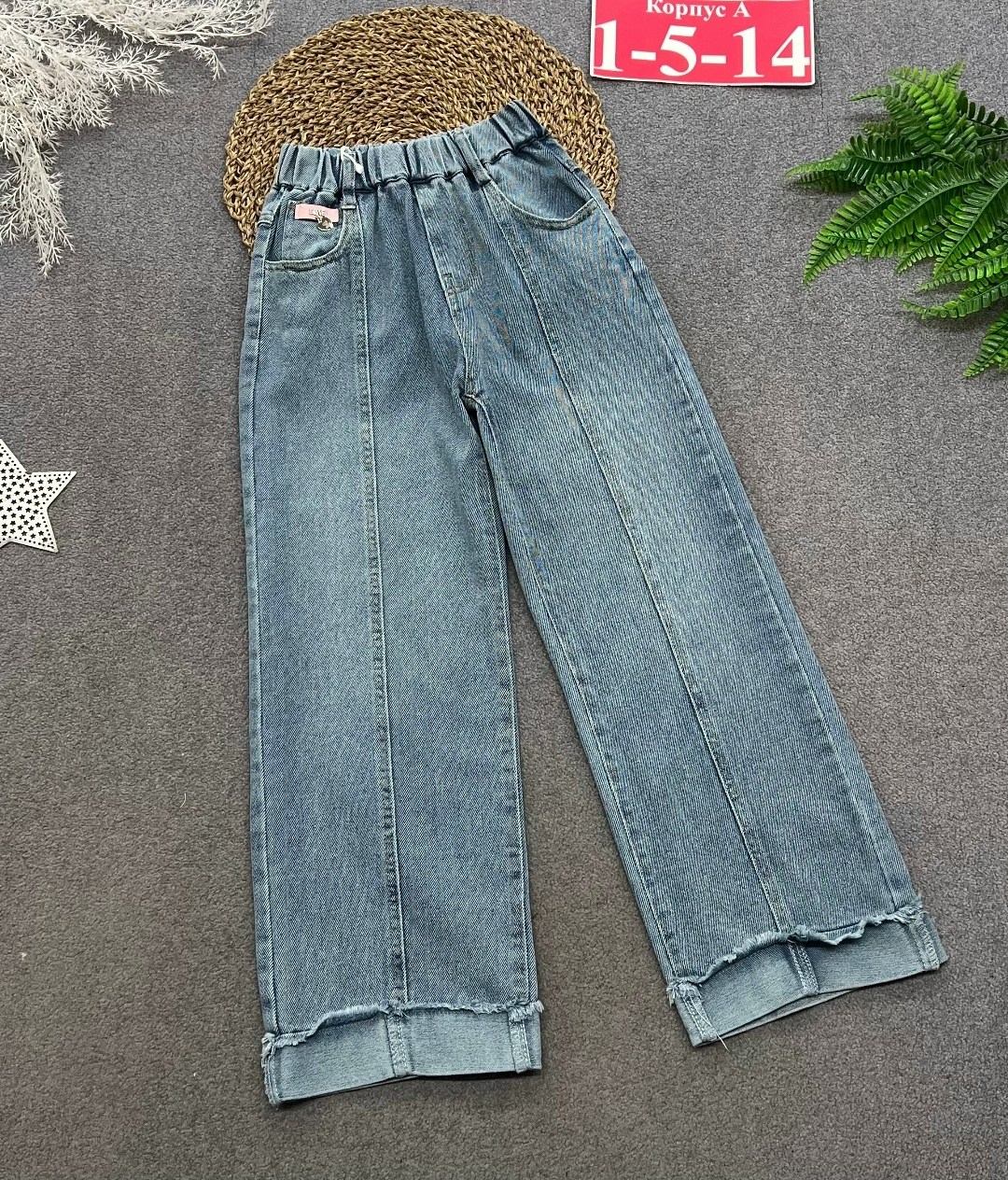 широкие джинсы для девочек,детская мода палаццо джинсы,джинсы палаццо подростковые широкие на резинке mili bo_wear,джинсы палаццо для девочки,джинсы для девочки