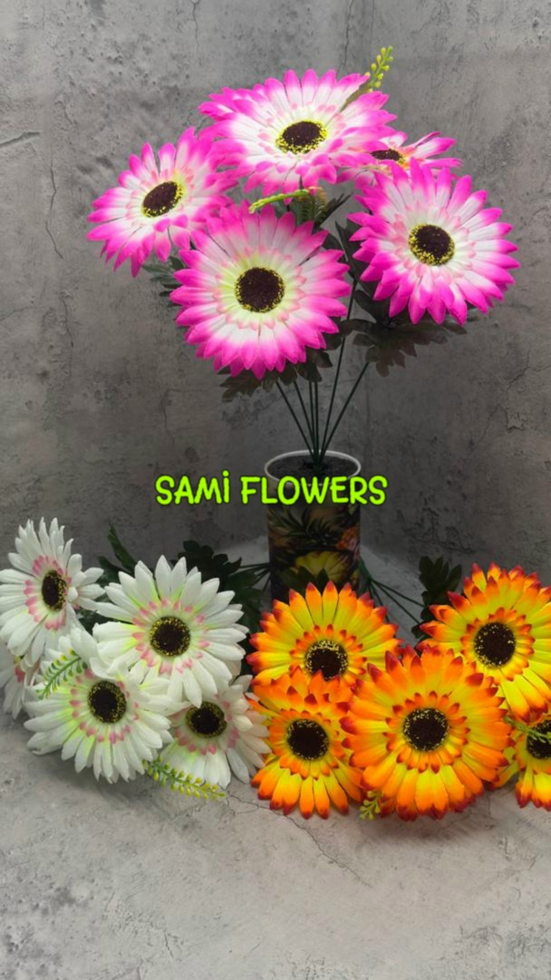 гербера микс,цветы искусственные герберы,герберы,гербера аква,гербера цветок