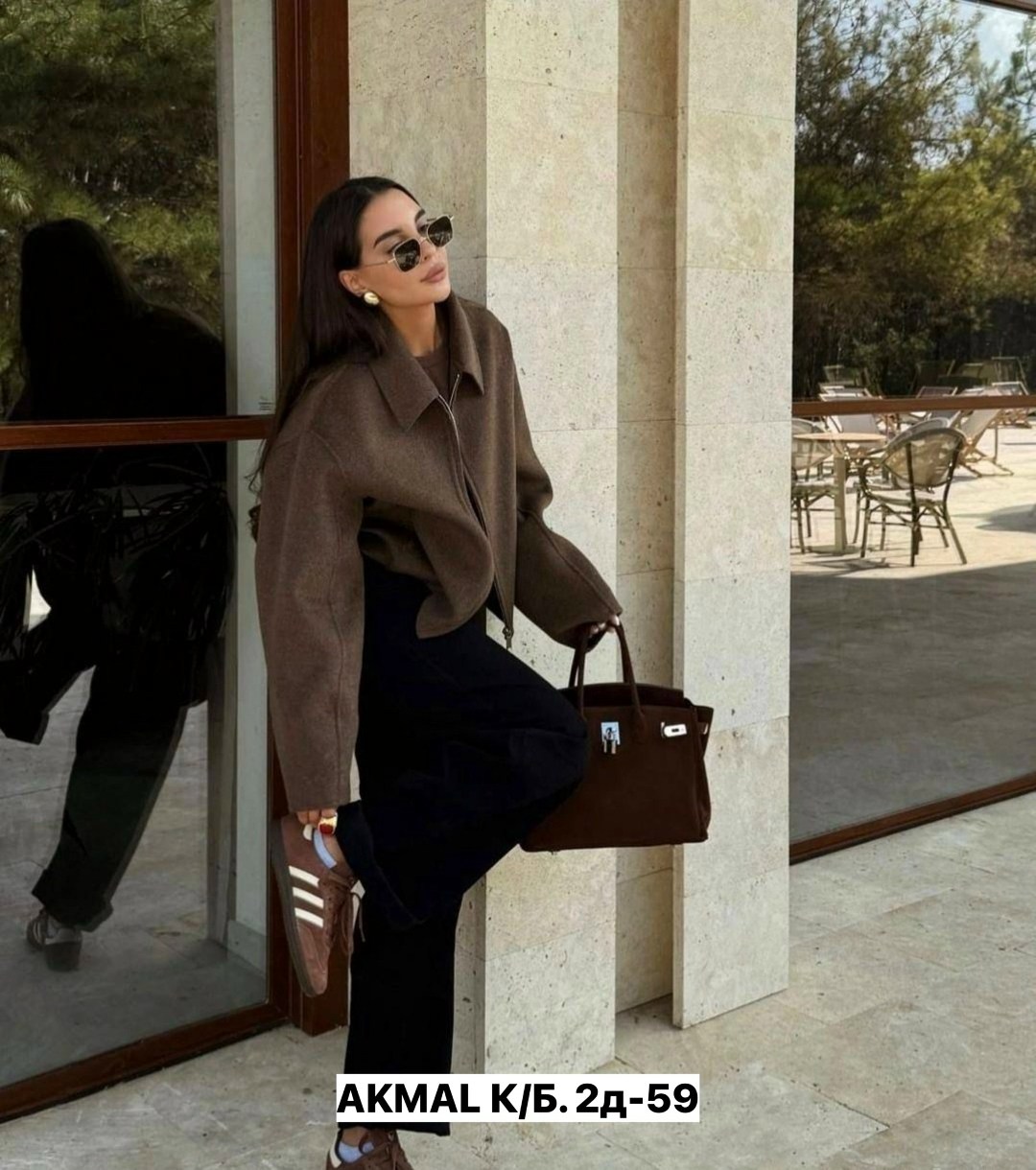 полупальто оверсайз,элегантные пальто,шерстяное пальто,модная коричневая короткая шерстяная куртка для женщин,короткие пальто