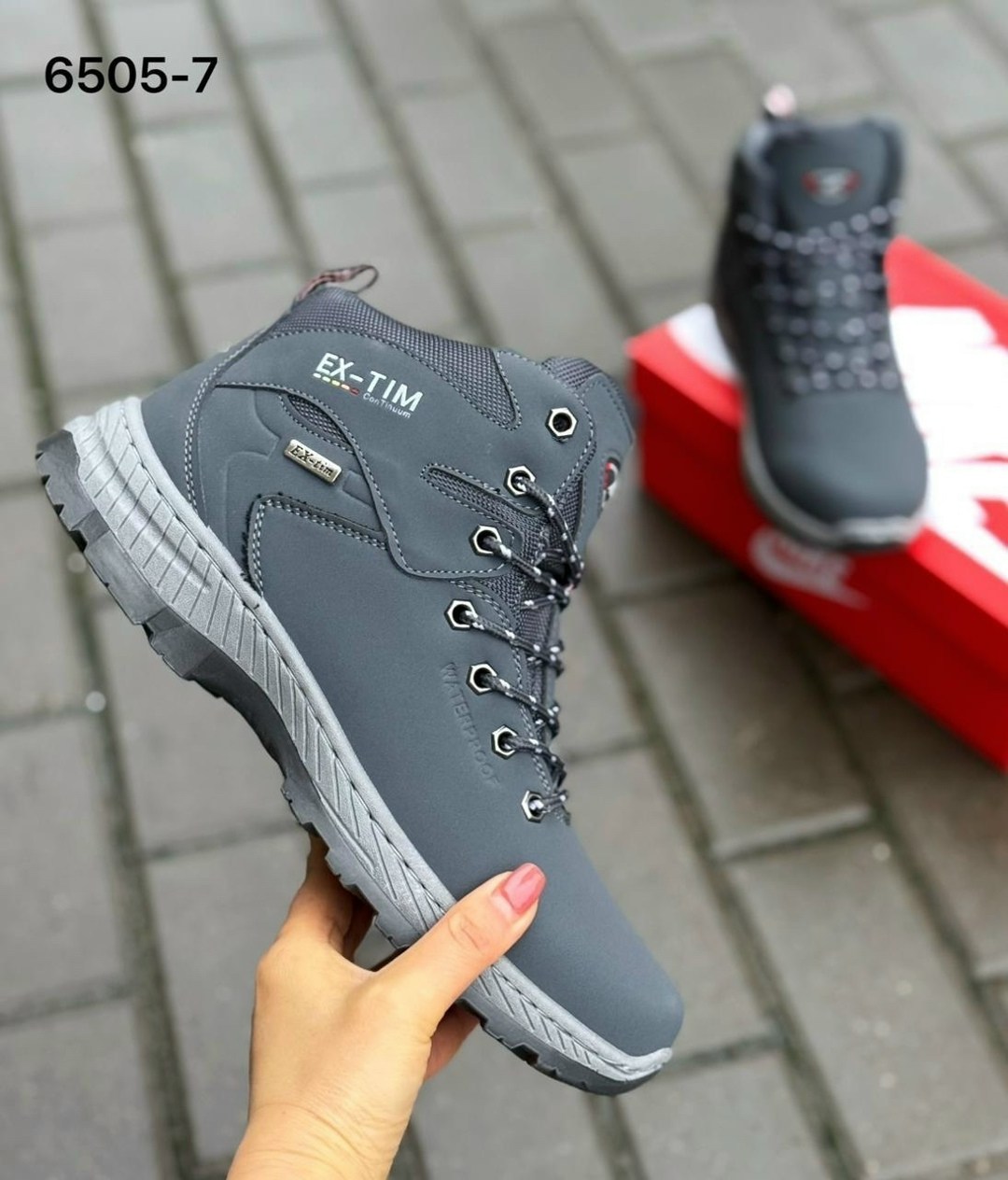 мужские ботинки зима 6506-4 серые,мужские зимние ботинки,,мужские ботинки,мужская зимняя