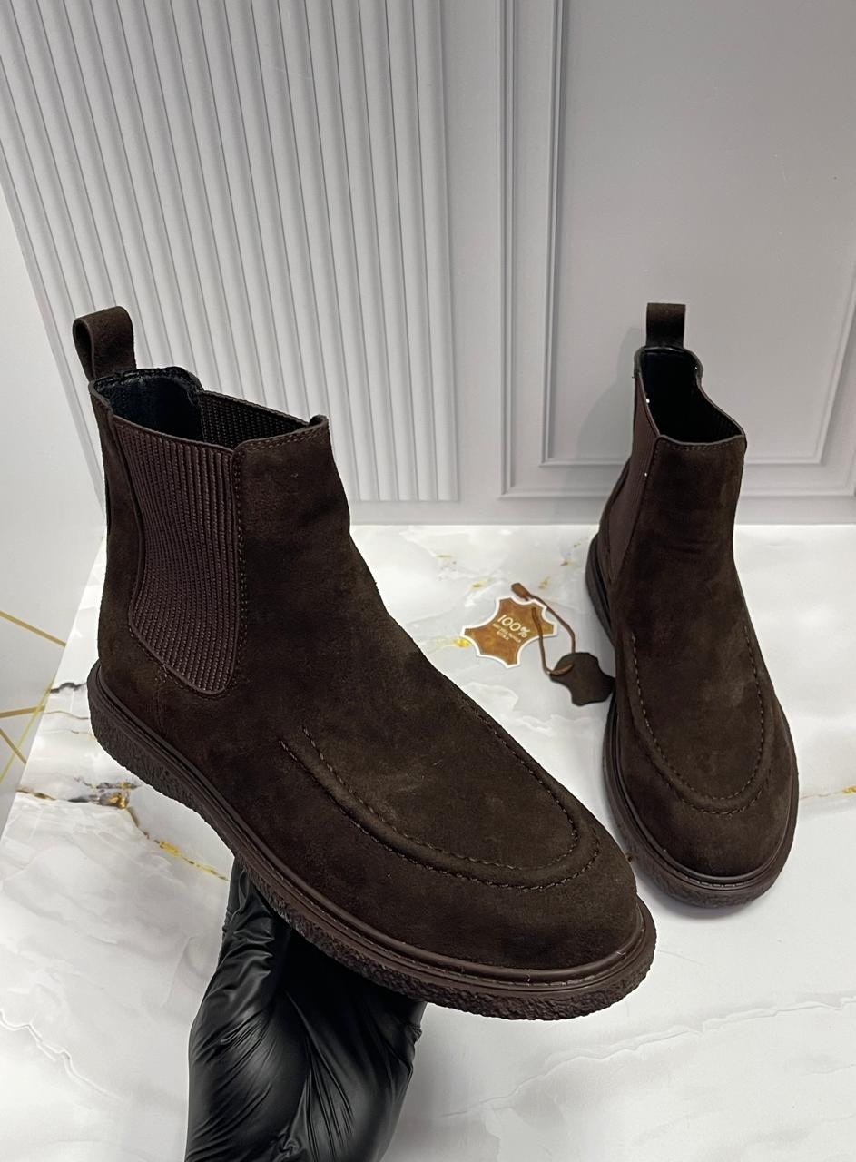 замшевые ботинки челси medicine коричневый,замшевые ботинки челси boss calev коричневый,,замшевые ботинки челси,замшевые ботинки
