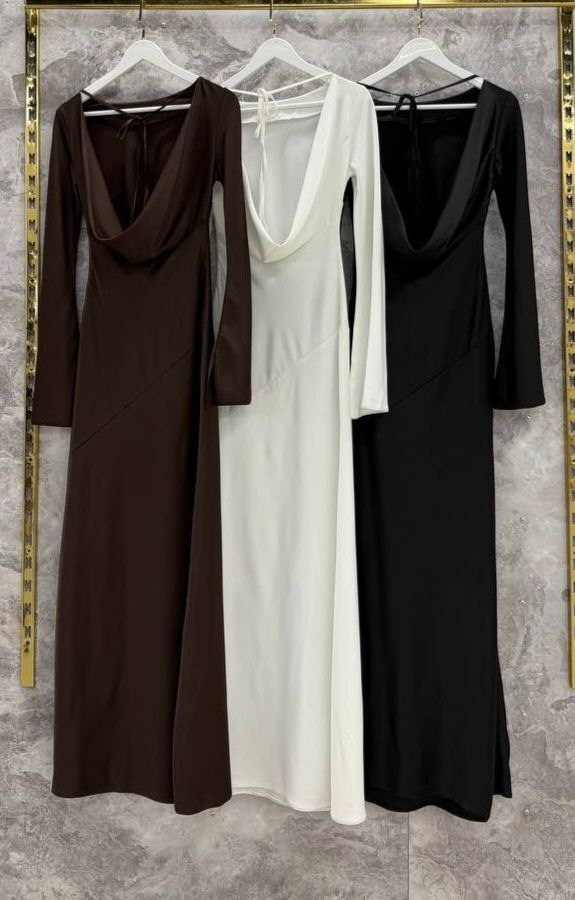 коричневое платье,женское длинное платье,платье длинное,элегантное женское тонкое платье с высоким воротником,платье