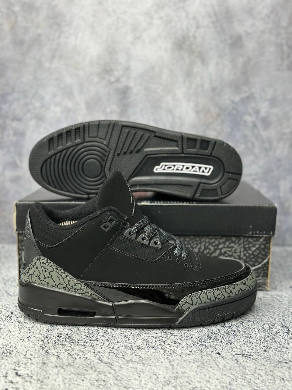 nike air jordan 3 black cat,баскетбольная ,кроссовки,кроссовки air jordan 3 retro gs 'black cat' черный,jordan кроссовки