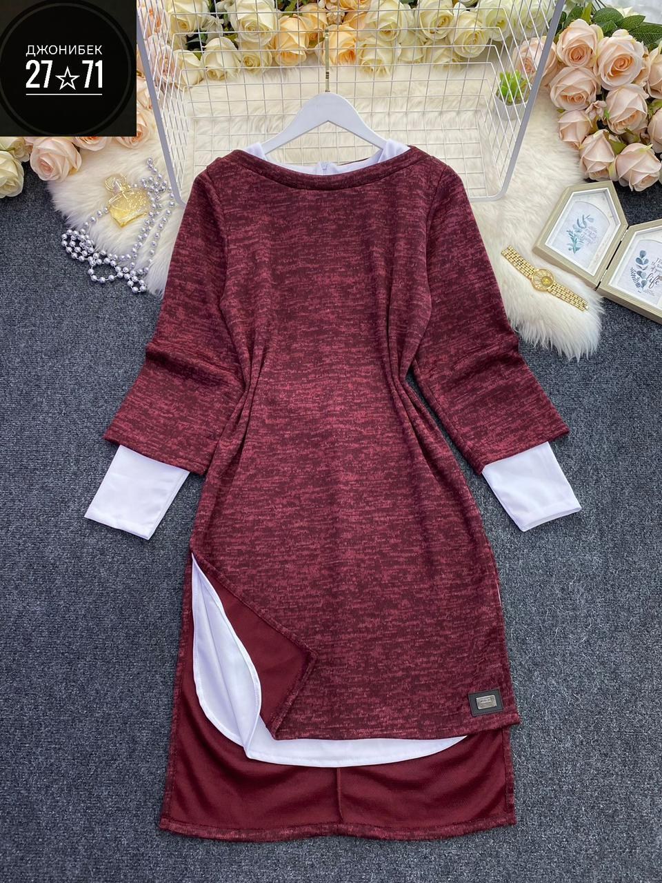 платье двойка,платье двойка платье и туника,платье,трикотажное платье,стильное платье