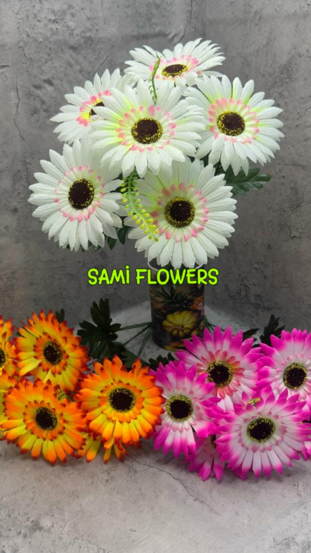 гербера микс,цветы искусственные герберы,герберы,гербера аква,гербера цветок