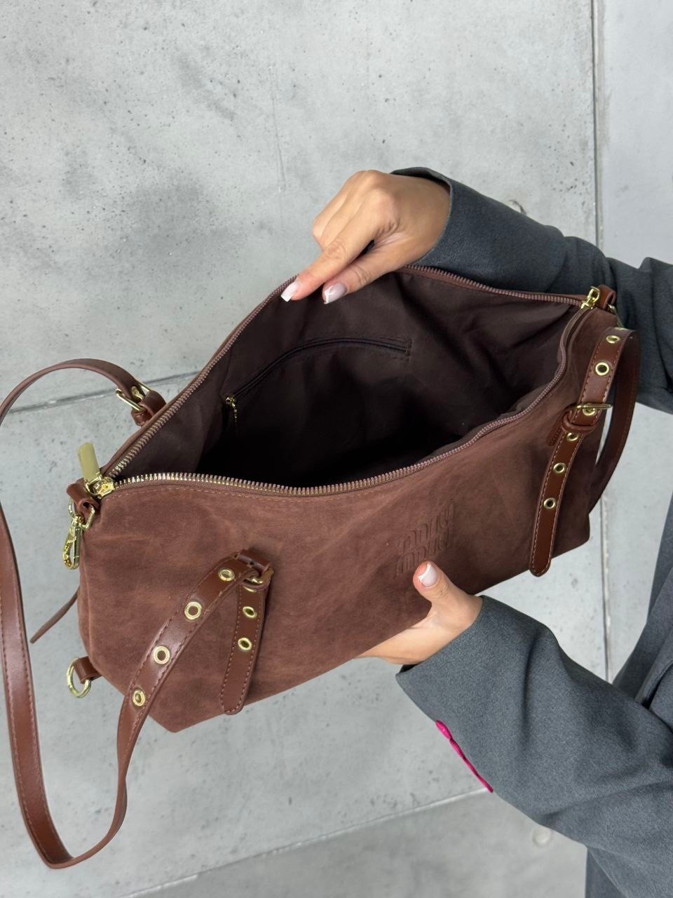 замшевая сумка,сумка женская замшевая,сумка из эко замши коричневая rich & beauty 341045260,сумка замшевая коричневая женская,сумка замшевая коричневая paulini 320788638