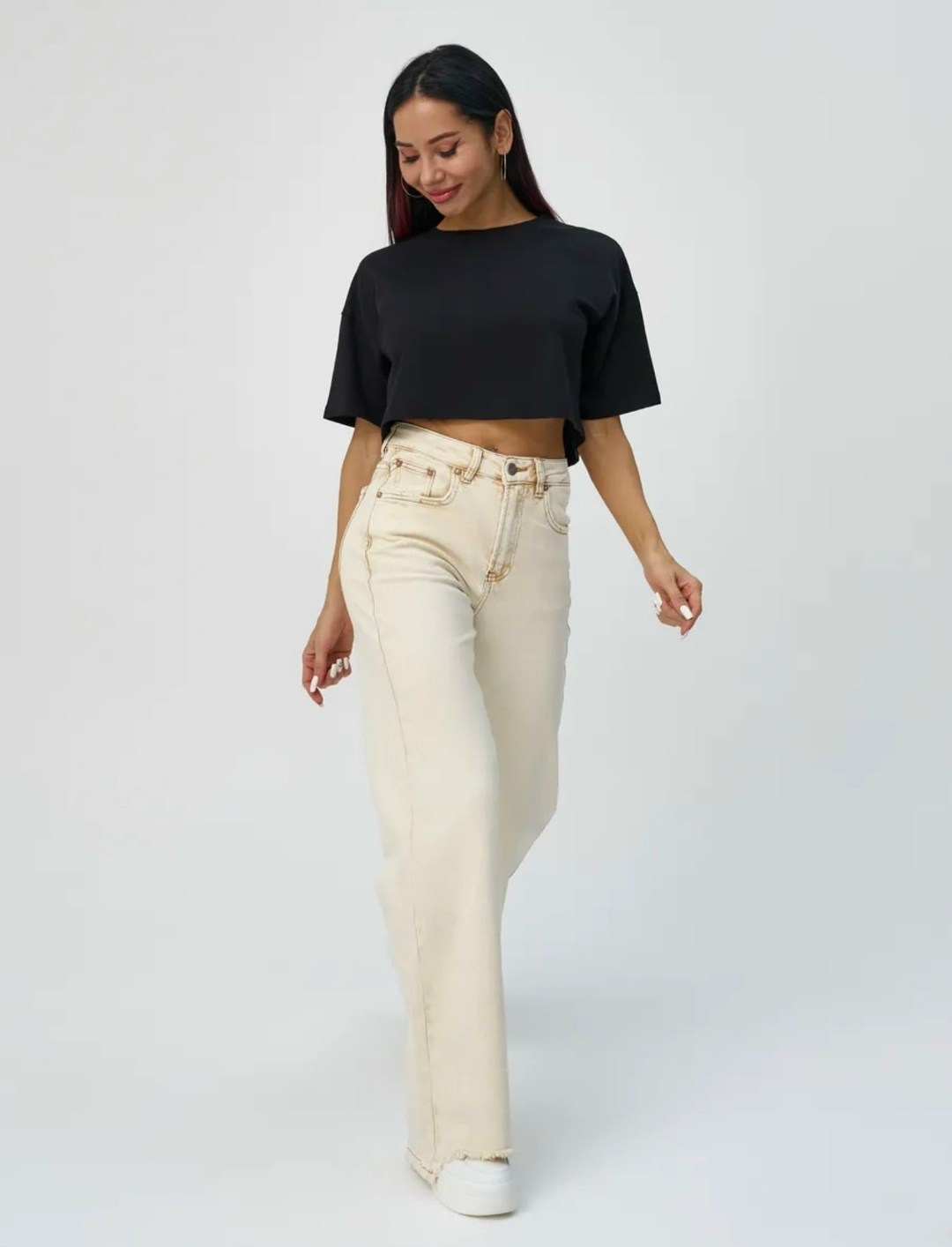 джинсы широкие,женские джинсы,джинсы женские широкие,джинсы модные,джинсы бежевые