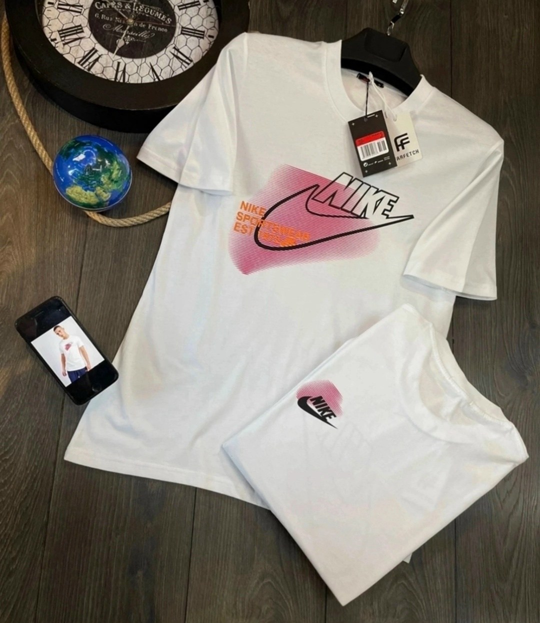 t shirt nike,футболка мужская белая,футболка с дизайнерским принтом "nike" etalon 145001331,футболки мужские с принтом,футболка с дизайнерским принтом "nike" etalon 145001579