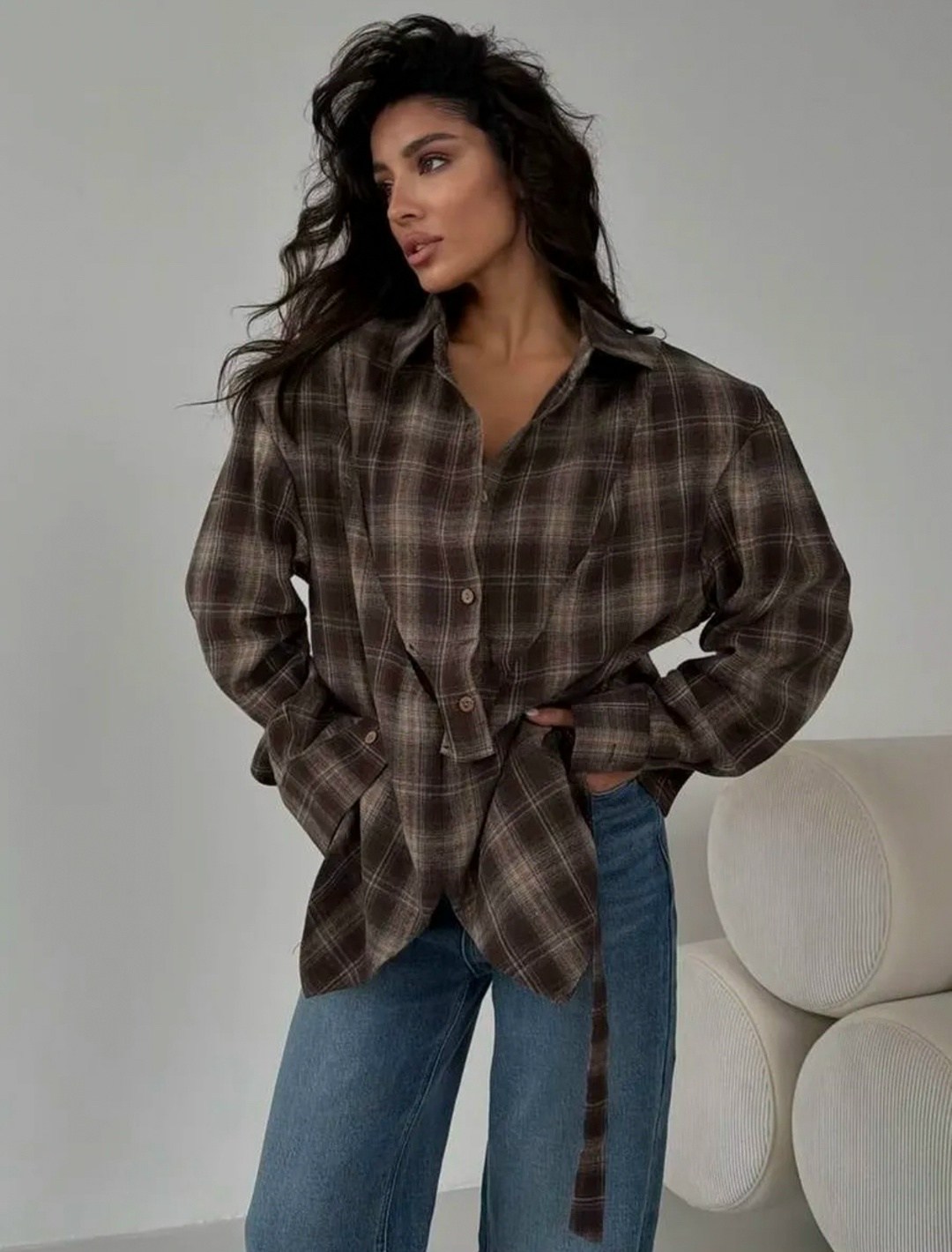 рубашка в клетку женская,клетчатая рубашка женская,рубашка оверсайз в клетку хлопковая monolog,рубашка в клетку оверсайз ease house,рубашка женская в клетку оверсайз