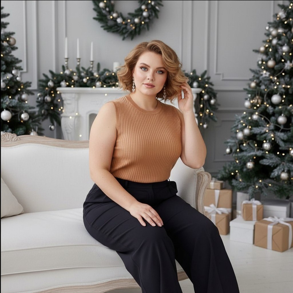 девушка плюс сайз,красивая девушка плюс сайз,джемпер бежевый,пышная девушка плюс сайз,очень красивая пышная девушка плюс сайз