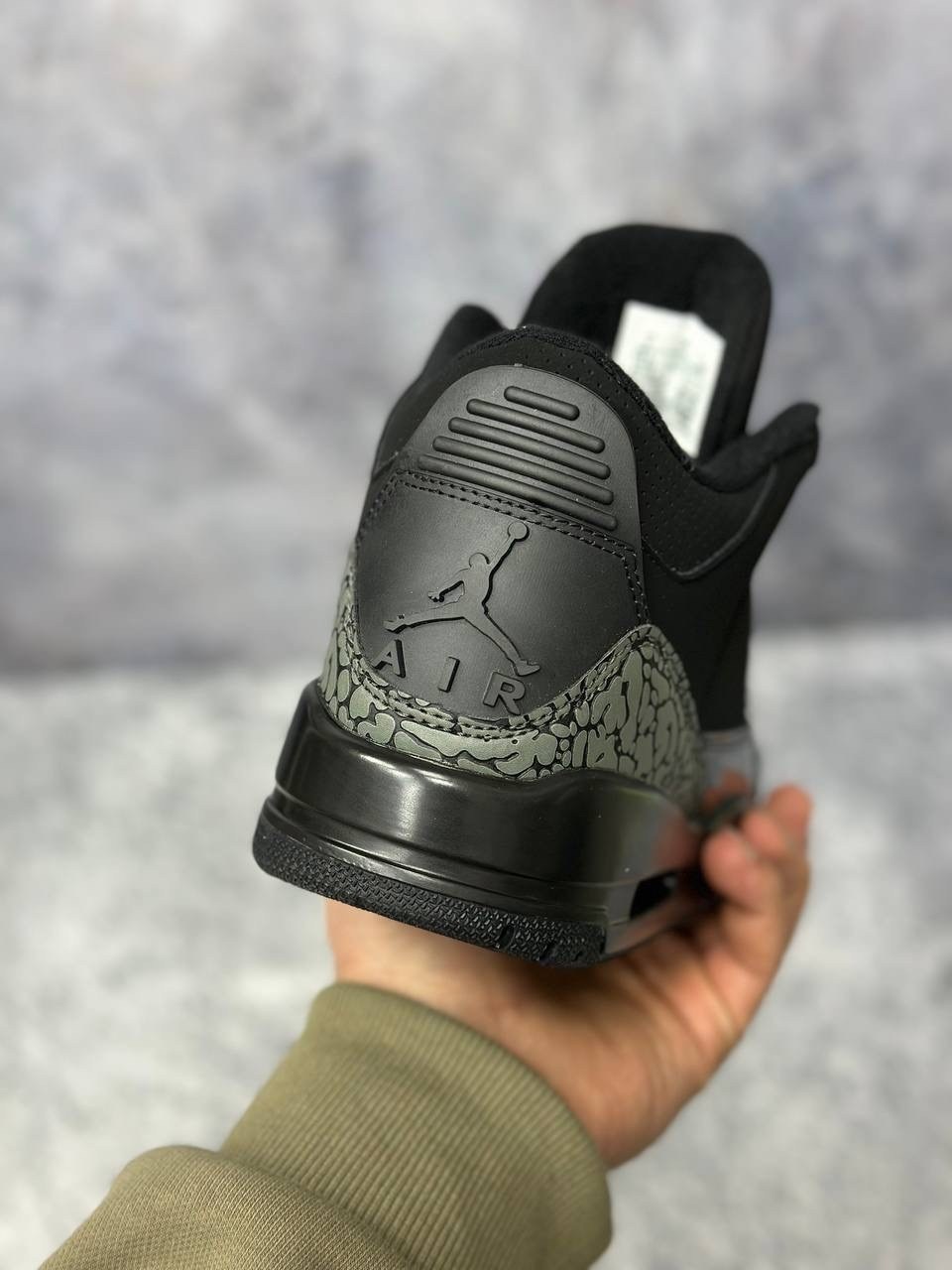 nike air jordan 3 black cat,баскетбольная ,кроссовки,кроссовки air jordan 3 retro gs 'black cat' черный,jordan кроссовки
