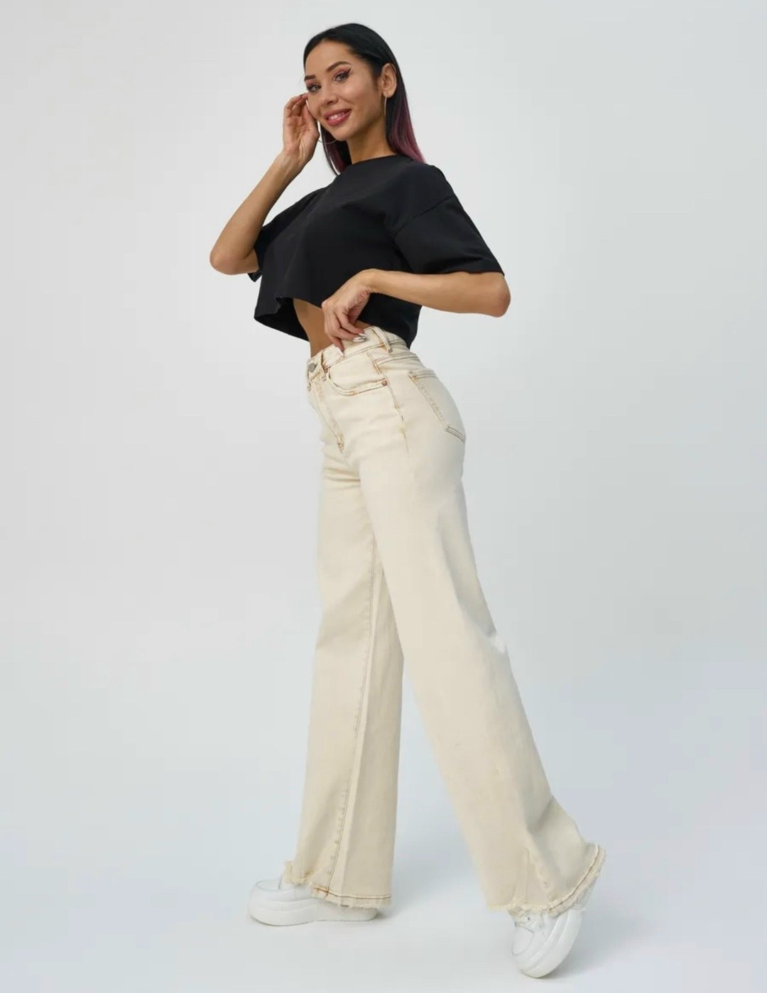 джинсы широкие,женские джинсы,джинсы женские широкие,джинсы модные,джинсы бежевые