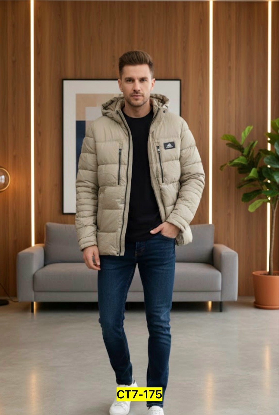 куртка мужская зимняя,бежевый пуховик,зимняя куртка,куртка спортивная мужская зимняя с капюшоном бежевого цвета,куртка мужская