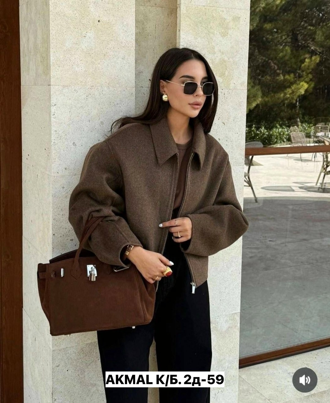 полупальто оверсайз,элегантные пальто,шерстяное пальто,модная коричневая короткая шерстяная куртка для женщин,короткие пальто