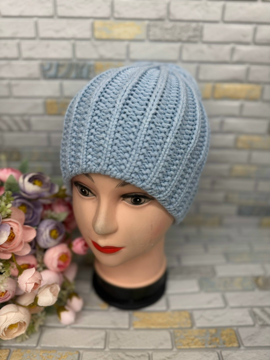 шапка,вязаная шапка,шапка демисезонная,шапка бини,шапка резинкой