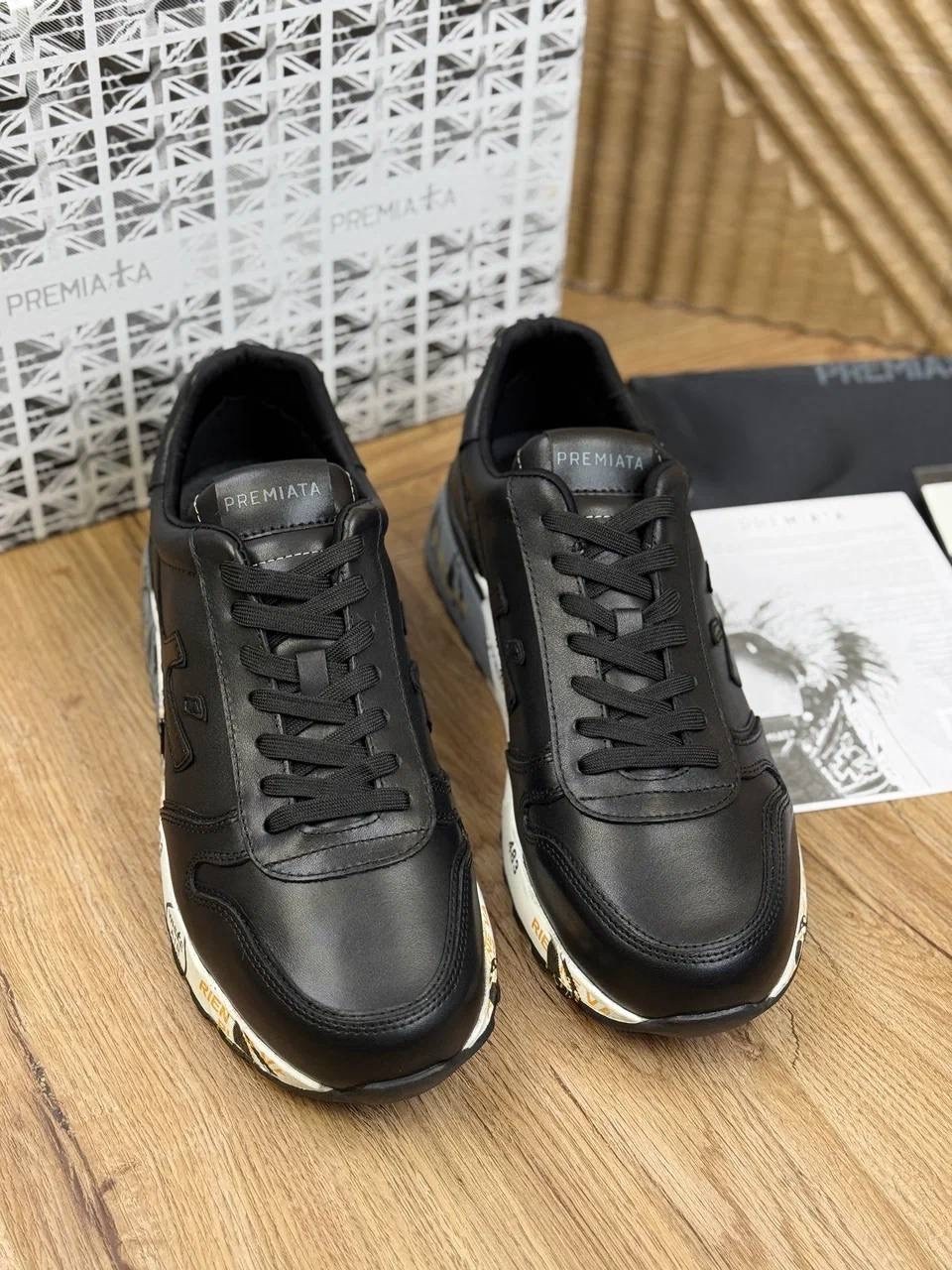 кроссовки мужские premiata,кроссовки premiata,кроссовки премиата мик,кроссовки premiata кожаные черные,