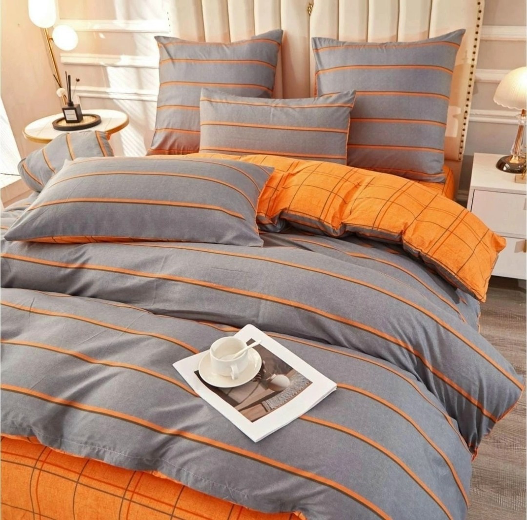 постельное белье orange stripe,комплект постельного белья,постельного белья,постельное белье 2 спальное с европростыней,комплект постельного белья grazia textile