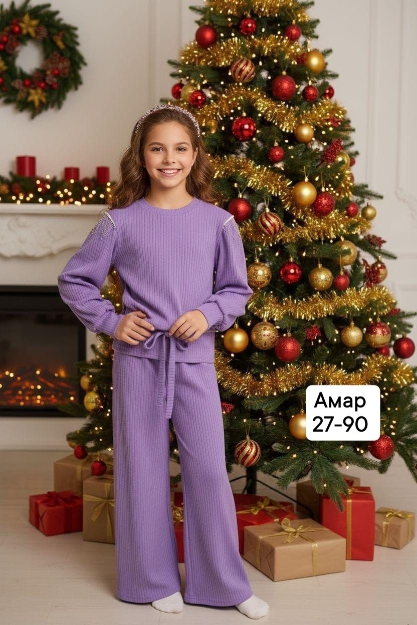 трикотажные костюмы,костюм для девочек,вязаные костюмы,фиолетовый костюм,вязаный костюм для девочек