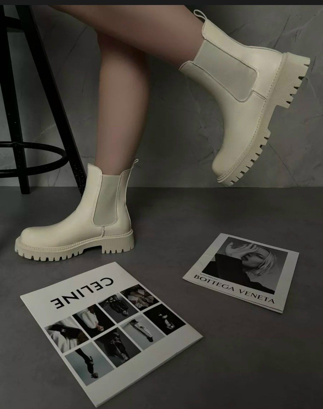 ,женские ботинки,ботинки челси женские белые,обуви,женские обуви