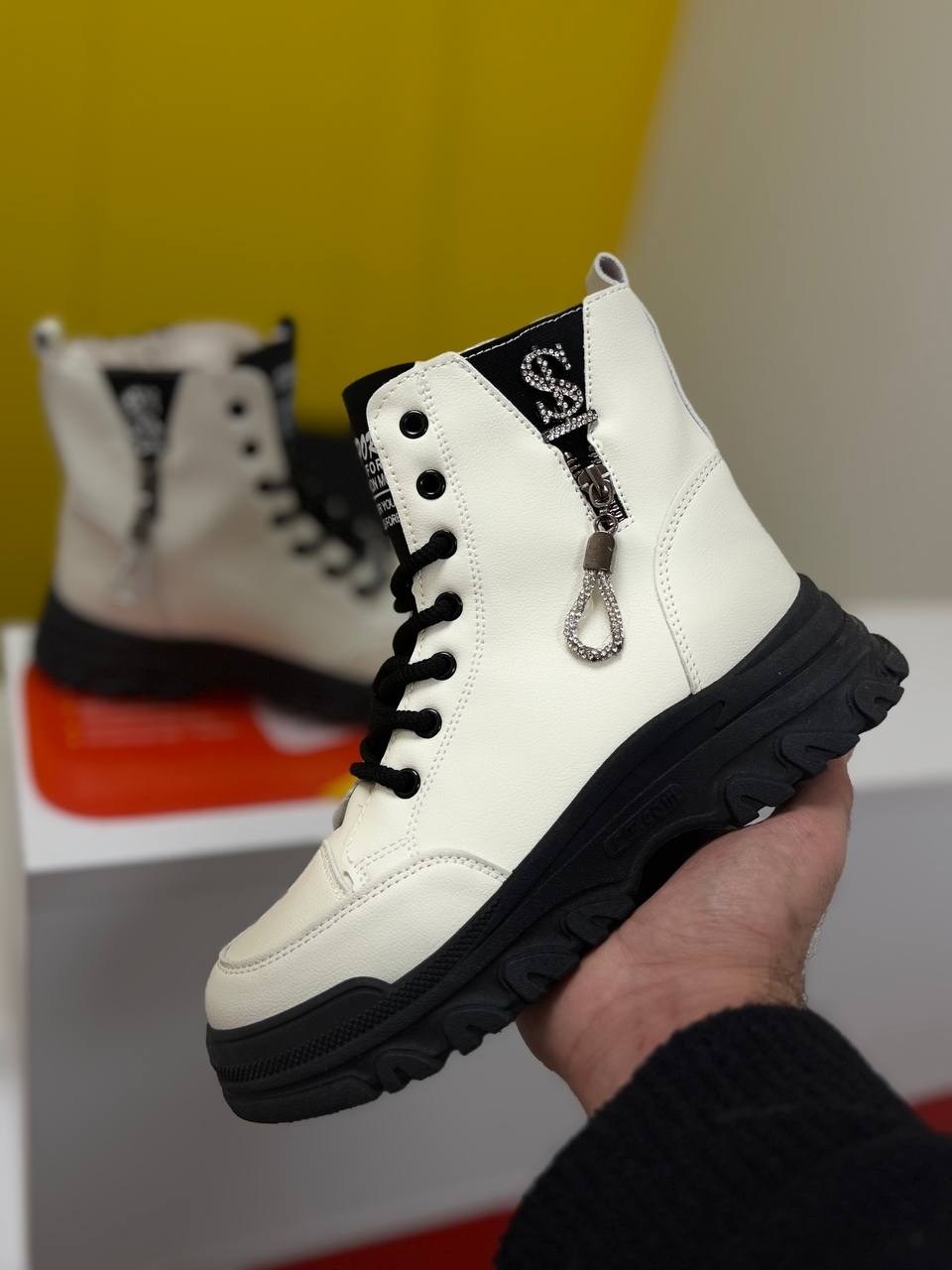 ботинки женские,ботинки,,белые ботинки,женские зимние ботинки