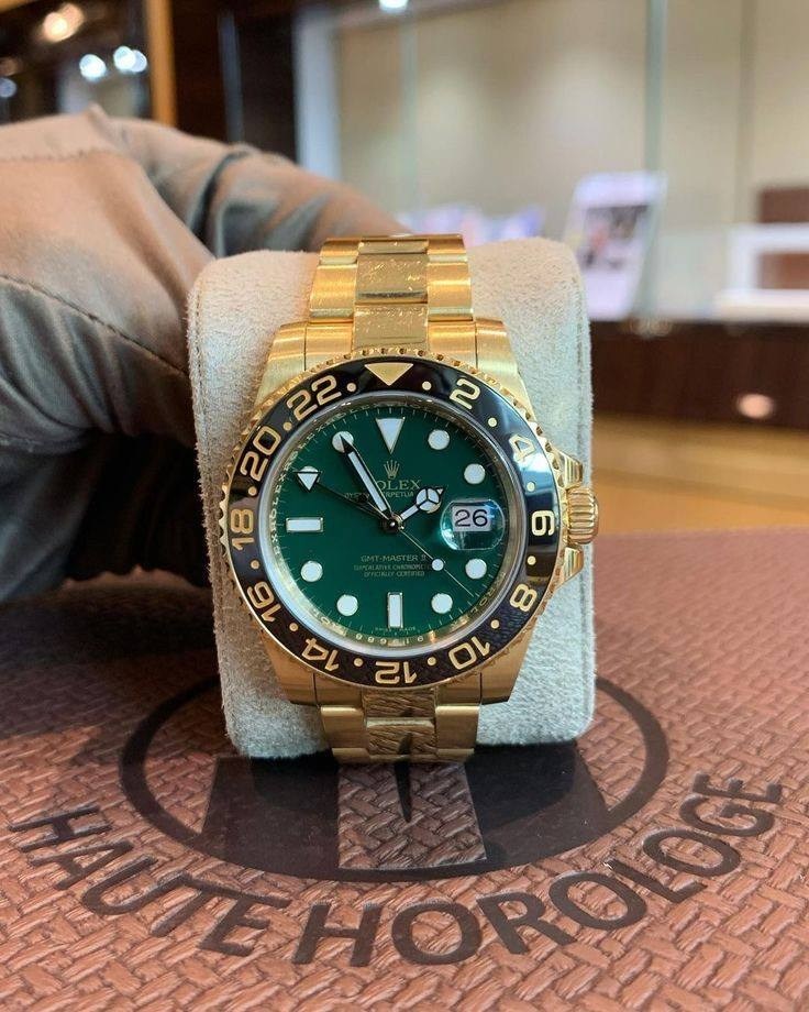 rolex gmt master 2 gold green,rolex gmt master 2,наручные часы rolex,rolex gmt master зеленый,часы rolex мужские